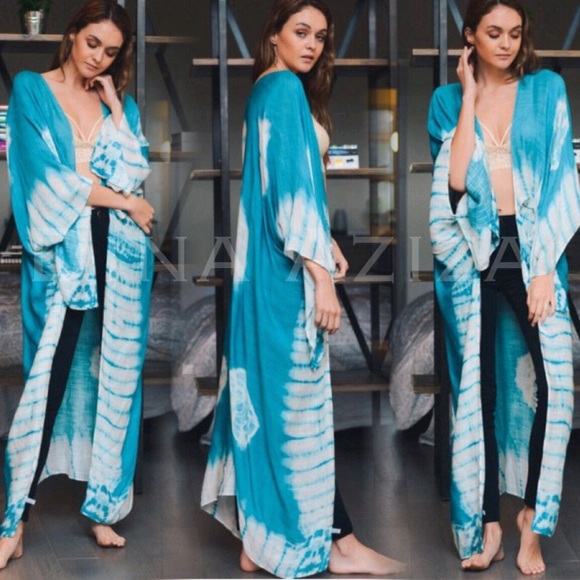 Sarrah Sweaters - Last 1 New Gorgeous Tie-Dye Kimono Cardi Duster